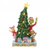 Pre-Order The Grinch, Max And Cindy-Lou Peeking Out From Tree - The Grinch by Jim Shore