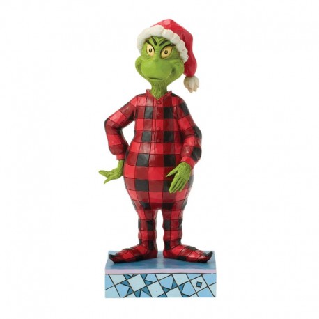 Pre-Order The Grinch Wearing Pyjamas - The Grinch By Jim Shore
