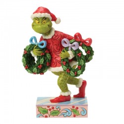 Pre-Order The Grinch Stealing Wreaths - The Grinch By Jim Shore