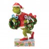Pre-Order The Grinch Stealing Wreaths - The Grinch By Jim Shore