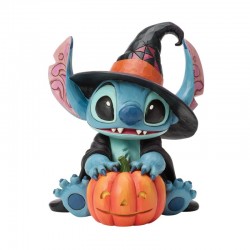 Pre-Order Stitch Witch With Jack-O-Lantern By Disney Traditions
