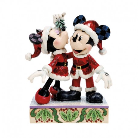 Pre-Order Mistletoe Moments (Mickey And Minnie Mistletoe) Disney Tradions
