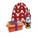Disney Minnie Set: Lunch Box + Bottle + Drawstring Backpack