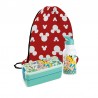 Disney Alice in Wonderland Set: Lunch box + Bottle + Drawstring Backpack