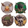 One Piece Coaster 4-Pack Characters