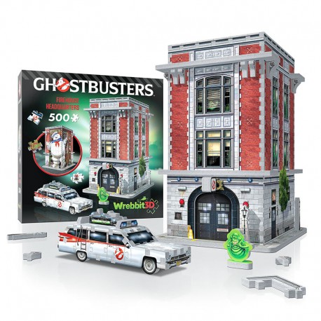 Ghostbusters Firehouse Headquarters 3D Puzzel 500 pieces