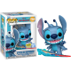 Funko Pop 1594 Stitch on Surfboard (Excl.), Lilo & Stitch