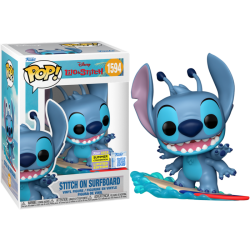 Funko Pop 1594 Stitch on Surfboard (Excl.), Lilo & Stitch