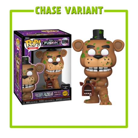 Funko Pop 1096 Freddy Faber with Pizza Launcher (Chase), Five Nights at Freddy's
