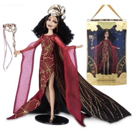 Mother Gothel Disney Designer Collection Midnight Masquerade Series Fashionably Late Limited Edition Doll, Tangled