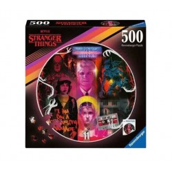 Stranger Things Round Jigsaw Puzzle Friends Don't Lie (500 pieces)