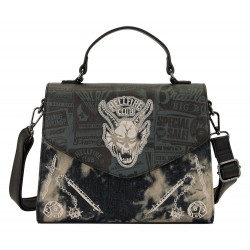 Loungefly Stranger Things - Hellfire Club 8" Faux Leather Crossbody Bag