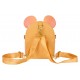 Loungefly Disney - Mickey Mouse Glitter Sequin 7" Convertible Faux Leather Mini Backpack & Crossbody Bag