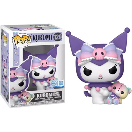 Funko Pop 129 Kuromi with Bear (Special Edition), Hello Kitty & Friends