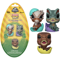 Jurassic Park - Hatching Pocket Pop! Vinyl Figure 3-Pack