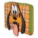 Loungefly Disney - Pluto 95th Anniversary Plaid 4” Faux Leather Zip-Around Wallet