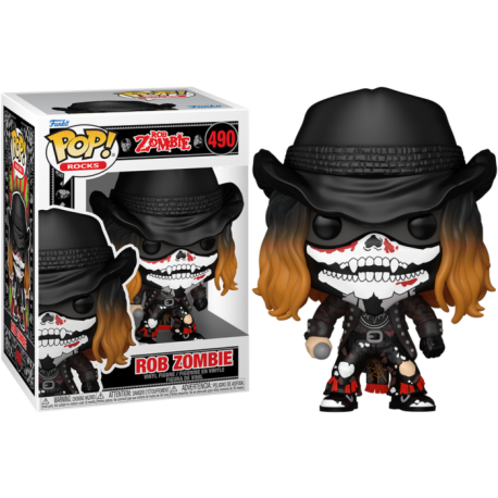 Funko Pop 490 Rob Zombie with Bandana