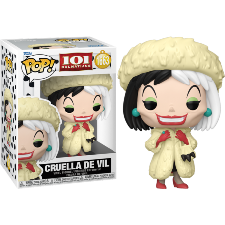 Funko Pop 1663 Cruella De Vil, 101 Dalmatians