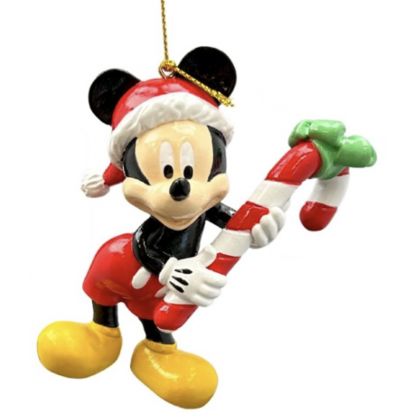 Disney - Mickey Mouse Candy Cane Hanging Ornament