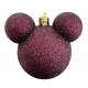 Disney - Mickey Mouse Ear Bauble (Bordeaux)