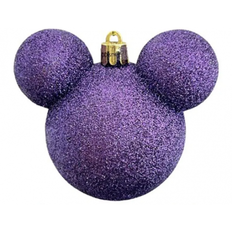 Disney - Mickey Mouse Ear Bauble (Dark Purple)