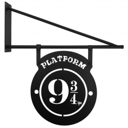 Harry Potter - Metal Door Sign Swing Platform 9 3/4