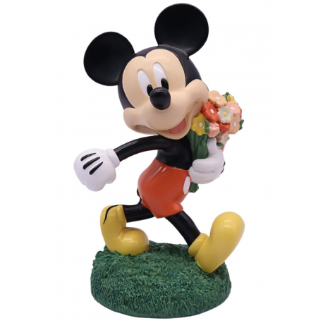 Disney - Mickey Mouse with Flowers (Garden) Statue