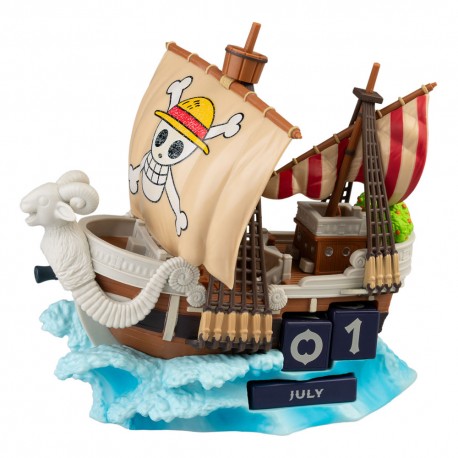 One Piece 3D perpetual Calendar Going Merry