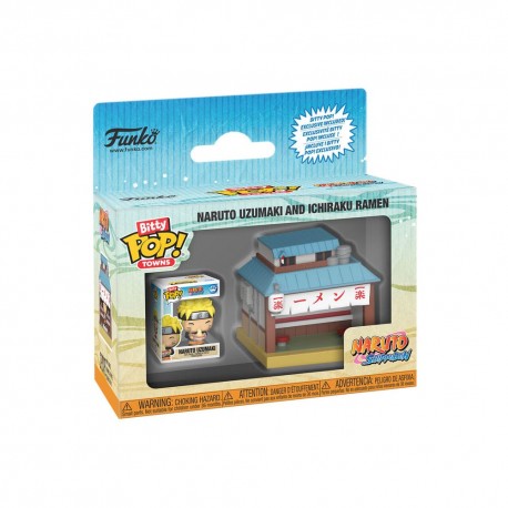 Naruto: Shippuden - Ichiraku Ramen & Naruto Uzumaki Bitty Pop! Town Vinyl Figure