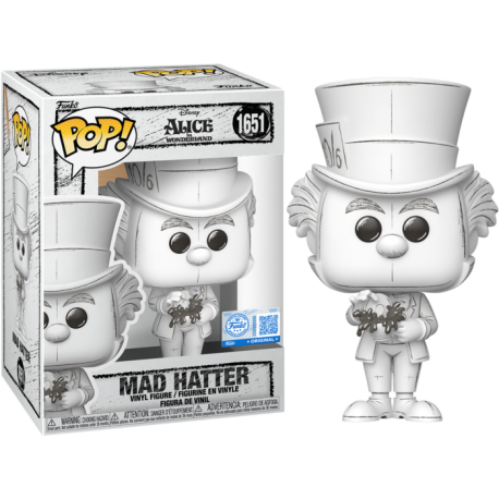Funko Pop 1651 Mad Hatter (Sketched)(Excl.), Alice in Wonderland