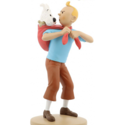 Tintin - Tintin carrying Snowy