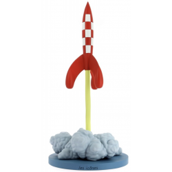 Tintin - Prof Calculus - Rocket - On Takeoff