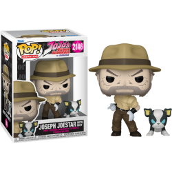 Funko Pop 2146 Joseph Joestar with Iggy, Jojo's Bizarre Adventures