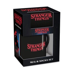 Stranger Things Mug & Socks Set Logo