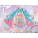 Hatsune Miku Tenitol PVC Statue Hatsune Miku Yumekawa Princess Lavender Ver. 21 cm