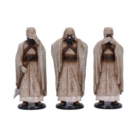 Original Stormtrooper Statue Three Wise Tusken Raiders 14 cm