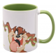 Looney Tunes - Tasmanian Devil Green Inside Mug - 11oz