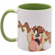 Looney Tunes - Tasmanian Devil Green Inside Mug - 11oz