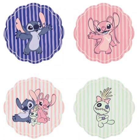Disney Stitch - Set Of 4 Ceramic Coasters