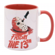 Friday 13th Mok Red Inside 11oz - Jason Mask