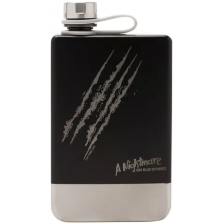 Nightmare on Elm Street Black 8oz Hip Flask - Slash