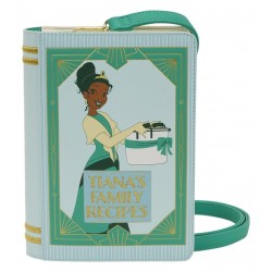 Loungefly The Princess and the Frog - Tiana Recipe Book 6" Faux Leather Crossbody Bag