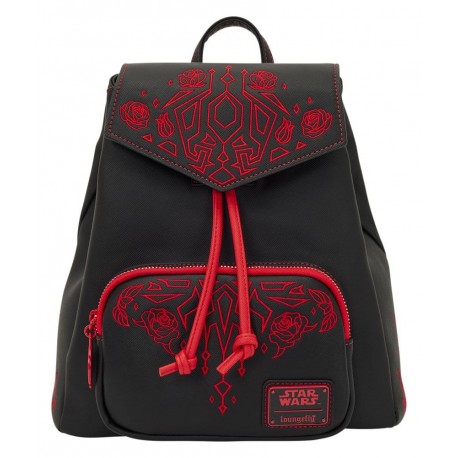 Loungefly Star Wars - Darth Maul Drawstring 11" Faux Leather Mini Backpack