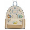 Loungefly Pokemon - Floral 10" Faux Leather Mini Backpack