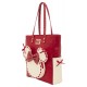 Loungefly Minnie Mouse - Rock the Dots 14" Coquette Tote Bag