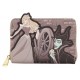 Loungefly Sleeping Beauty - Sleeping Beauty & Maleficent Spinning Wheel 4" Faux Leather Zip-Around Wallet