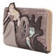 Loungefly Sleeping Beauty - Sleeping Beauty & Maleficent Spinning Wheel 4" Faux Leather Zip-Around Wallet