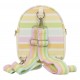 Loungefly Mickey & Friends - Rainbow Stripes 12" Faux Leather Convertible Crossbody Bag