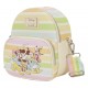 Loungefly Mickey & Friends - Rainbow Stripes 12" Faux Leather Convertible Crossbody Bag