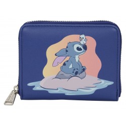 Loungefly Lilo and Stitch - Animal Friends 4" Faux Leather Zip-Around Wallet